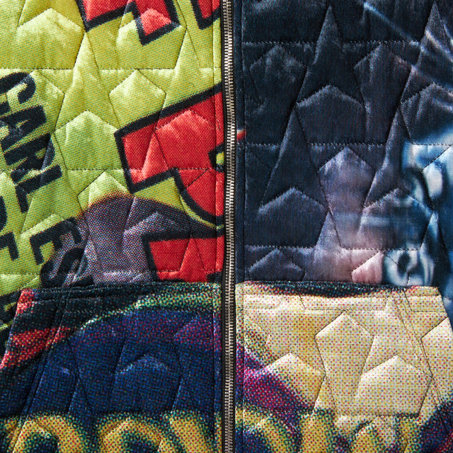 STAR QUILTING HOODIE