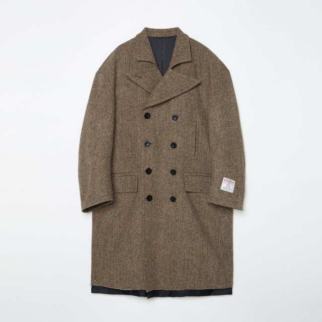 BIG PEA COAT -Harris Tweed-
