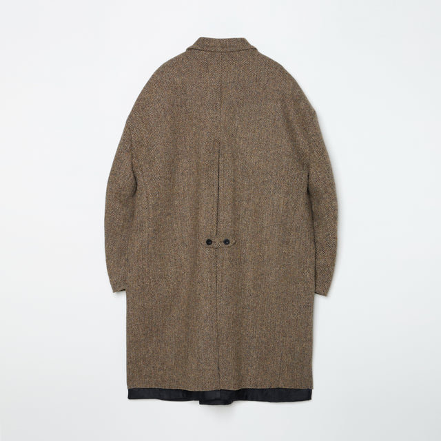 BIG PEA COAT -Harris Tweed-