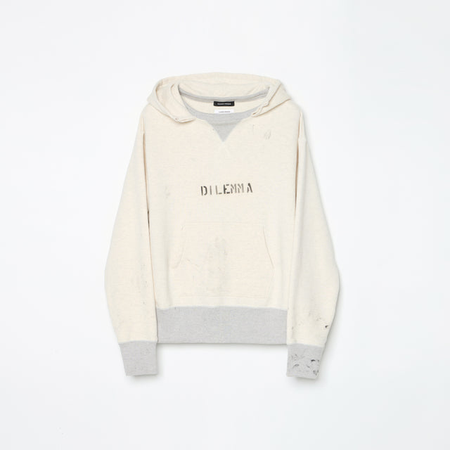 ATTACHED HOODIE -OATMEAL-