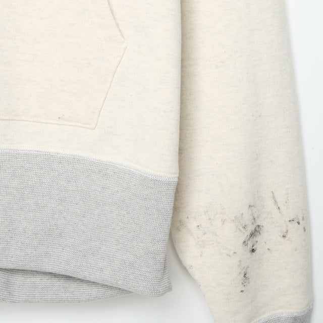 ATTACHED HOODIE -OATMEAL-