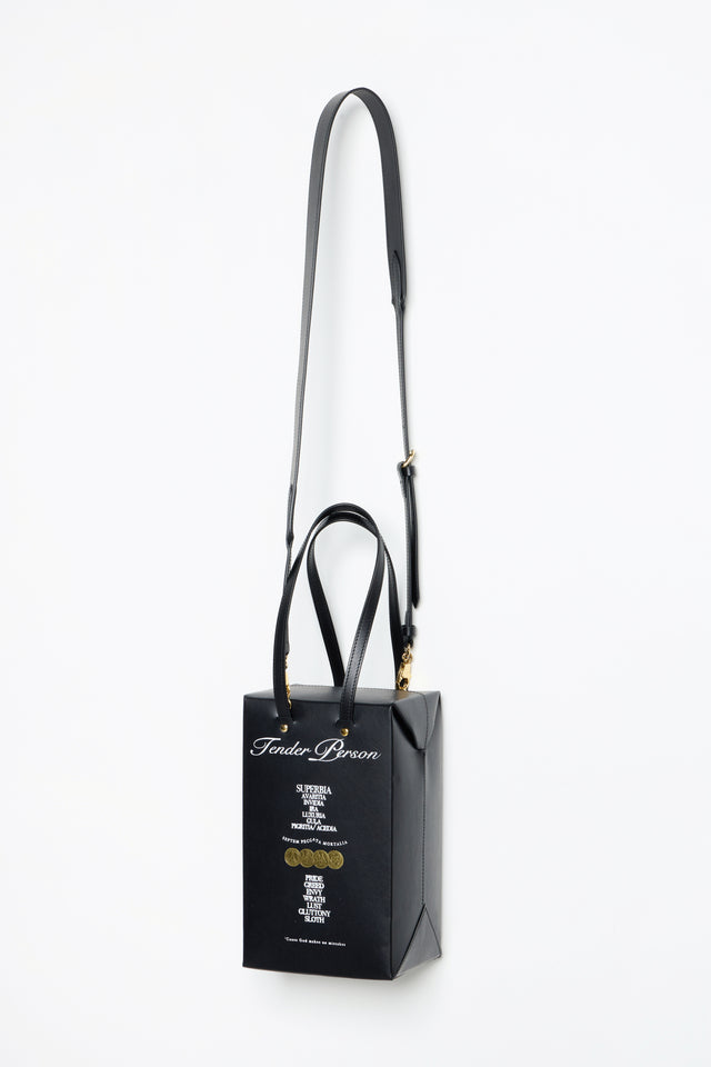 BOX BAG -BLACK-