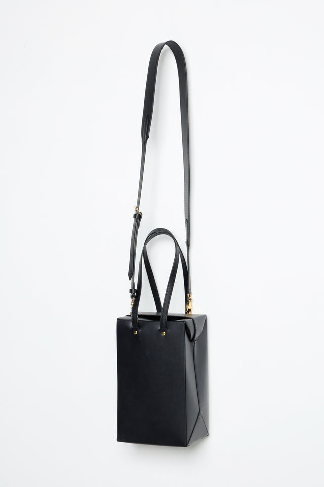 BOX BAG -BLACK-