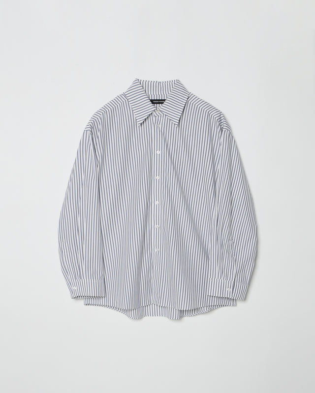 STRIPE DRESS SHIRT -BLACK STRIPE-