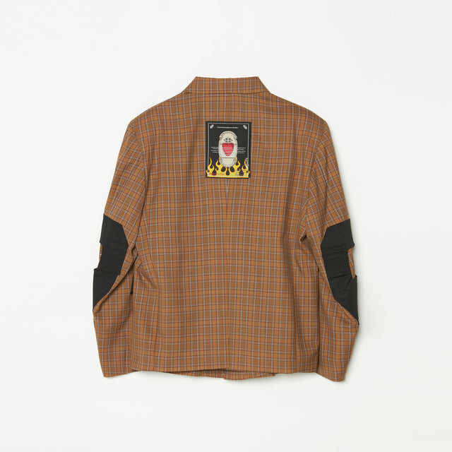 AIRBRUSHED TAILORED JACKET