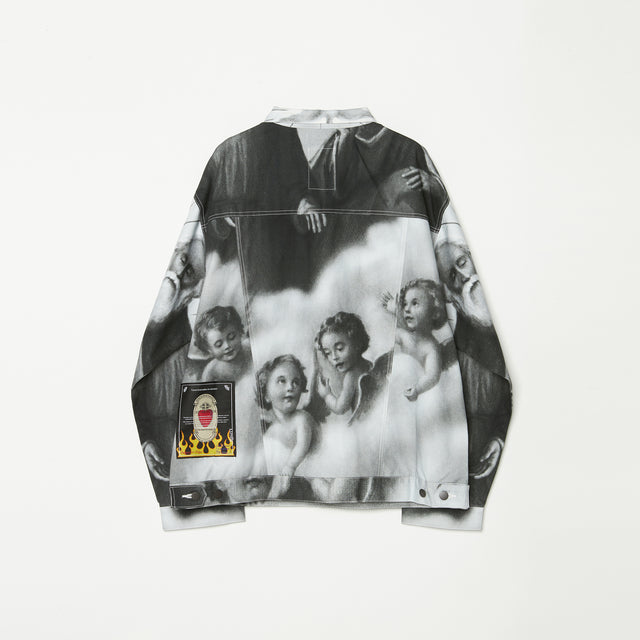 ANGEL DENIM JACKET / BLACK