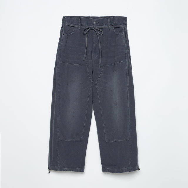 DOUBLE KNEES BAGGY PANTS / GRAY