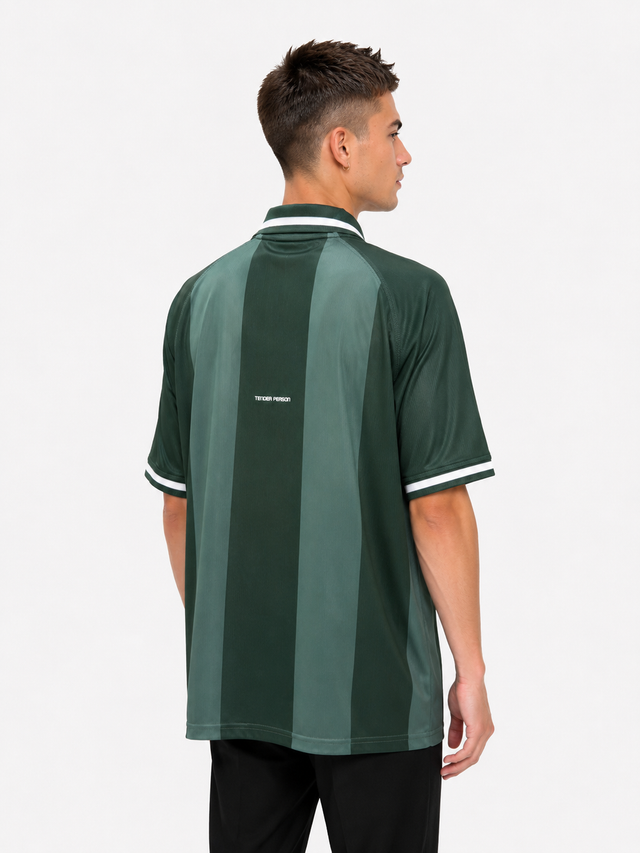 TPG GAME SHIRT -GREEN STRIPE-