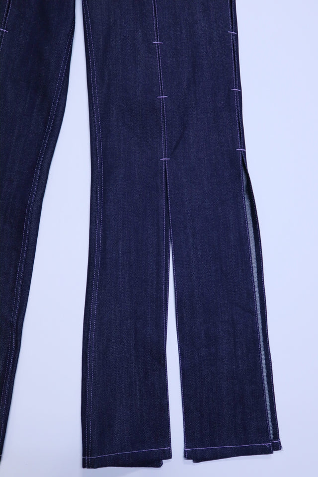 BAR TACK DENIM PANTS / INDIGO