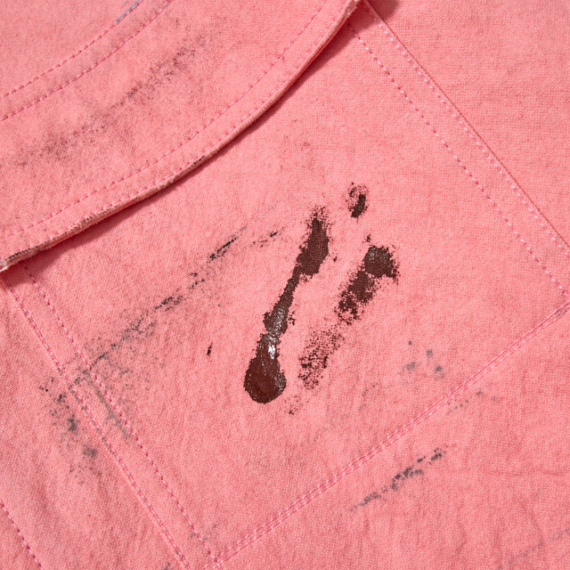 SUN DRYING AGING TRADITIONAL JACKET -PINK-