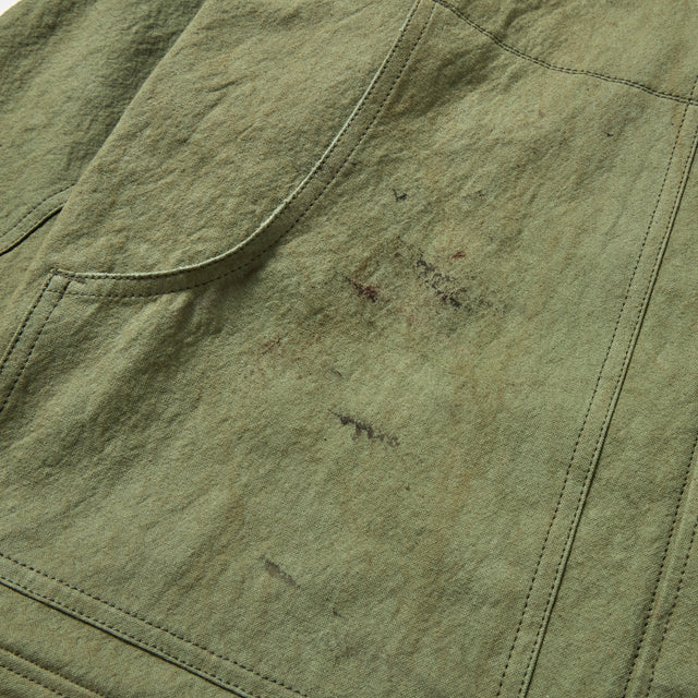 HAMBURGER PAINTING TRADITIONAL JACKET -OLIVE GREEN-