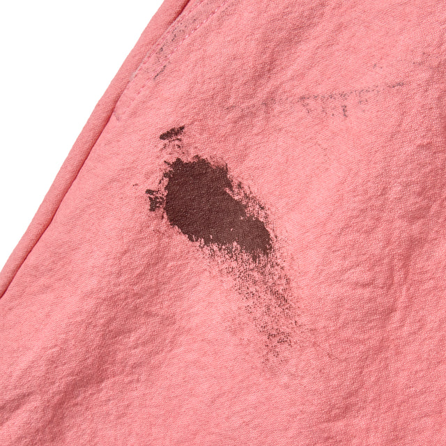 SUN DRYING AGING PAINTER PANTS -PINK-