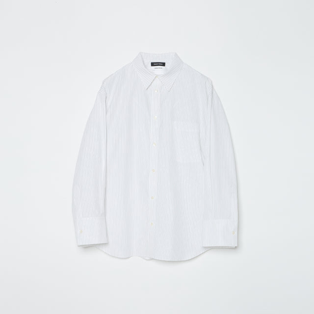STRIPE SHIRT -WHITE-