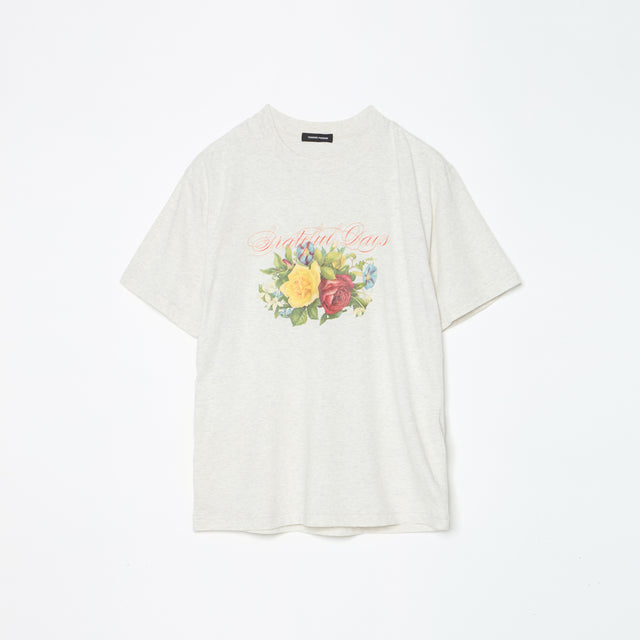 FLOWER GARDEN TEE -OATMEAL-