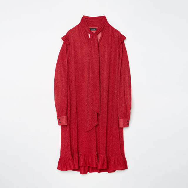 GLITTER DRESS -RED-
