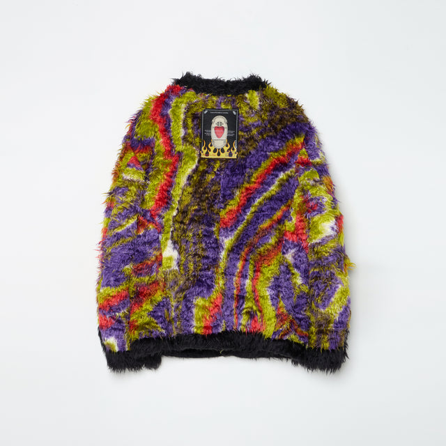 MIX COLOR FUR JACKET