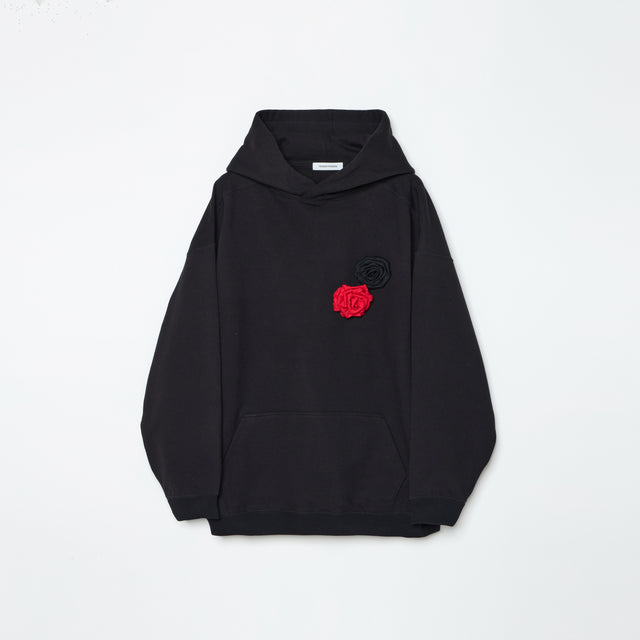 ROSE BROACH SIGNATURE HOODIE -BLACK-