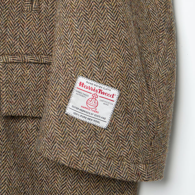 BIG PEA COAT -Harris Tweed-