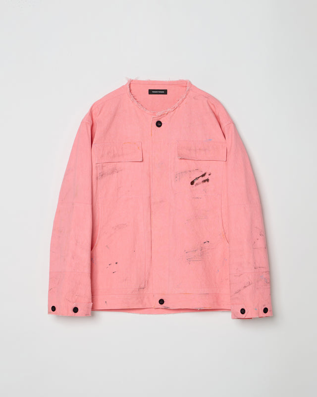 HAMBURGER PAINTING TRADITIONAL JACKET -PINK-