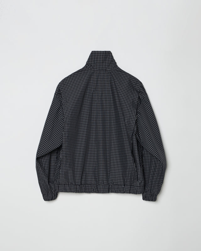 AZALEA EMBROIDERY TRUCK JACKET -GRAPH CHECK-