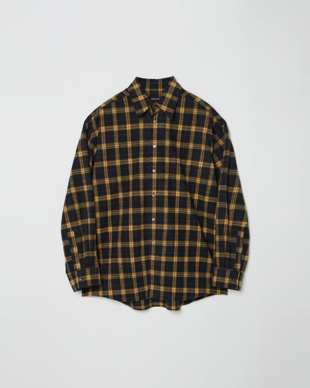 CHECK CUTTER SHIRT -YELLOW CHECK-