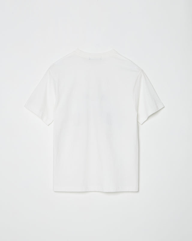 AIRBRUSHED TEE -WHITE-