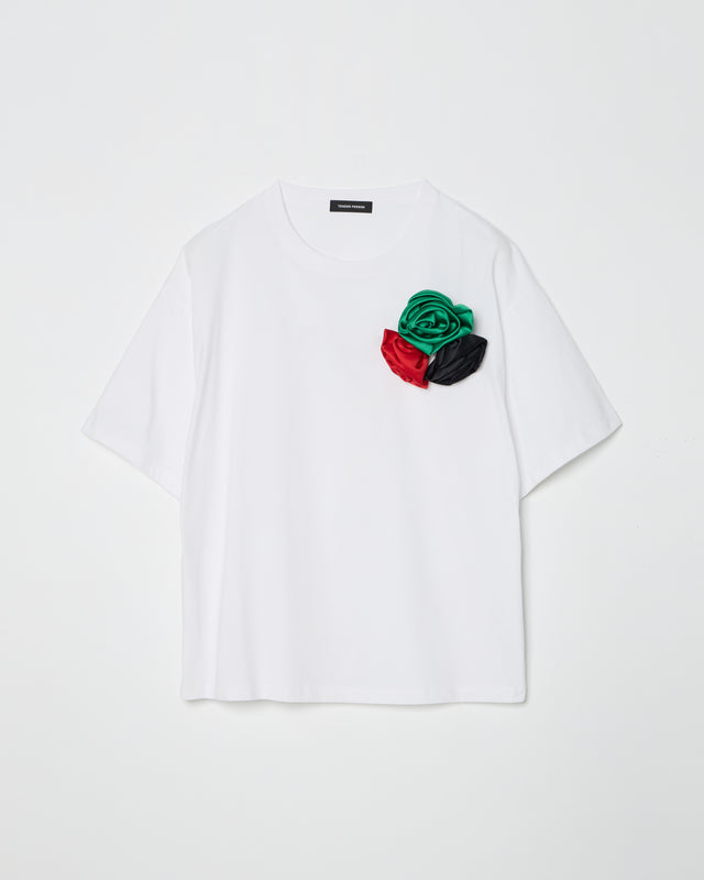 ROSE BROACH TEE /WHITE