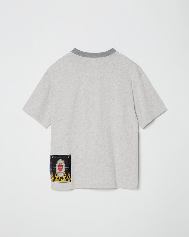 AMERICAN SHORTHAIR TEE -GREY-