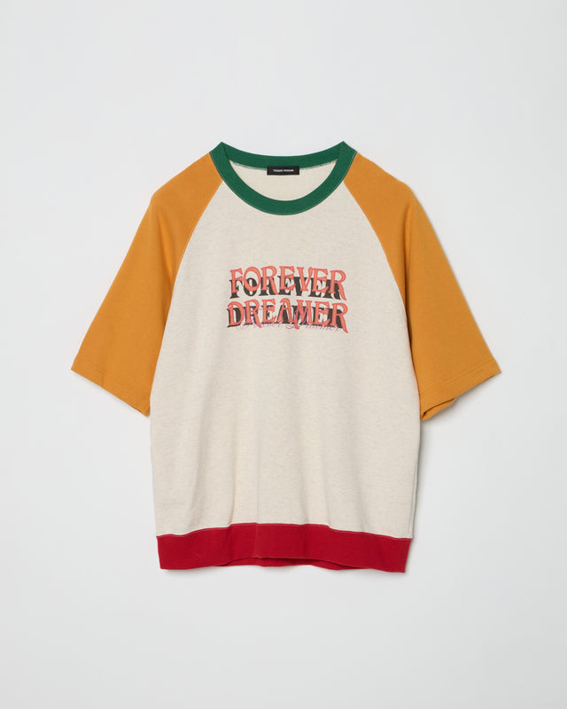 FOREVER DREAMER RAGLAN TEE -ORANGE-