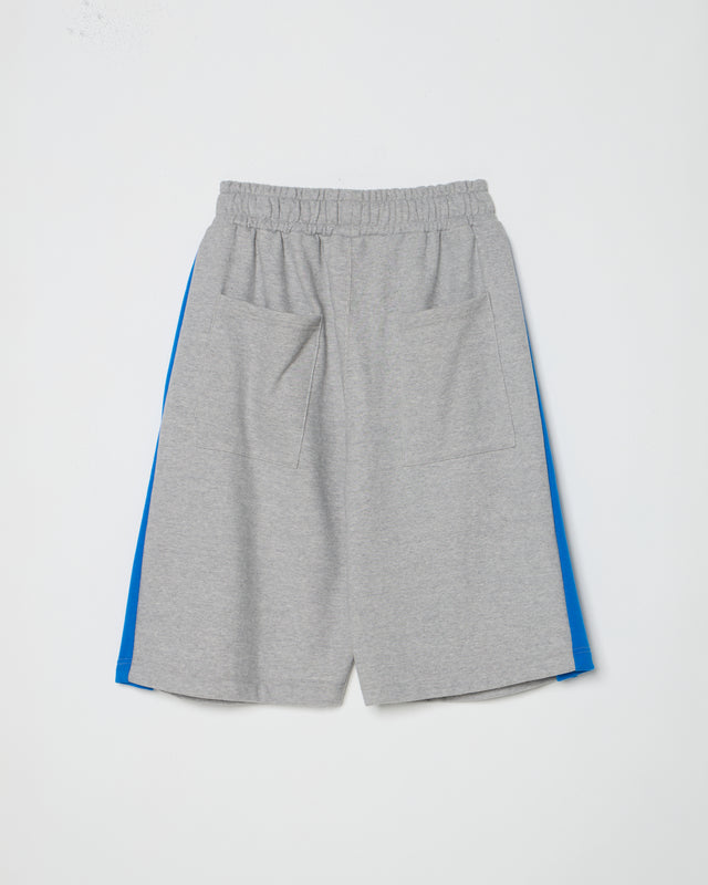 AIRBRUSHED HARF SWEAT PANTS  -GREY-