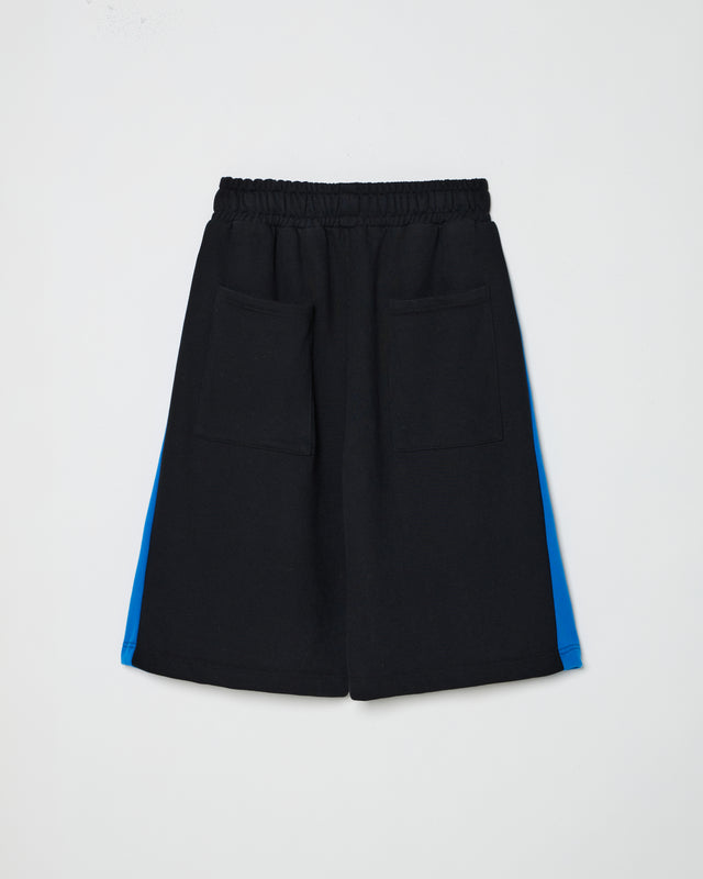 AIRBRUSHED HARF SWEAT PANTS  -BLACK-