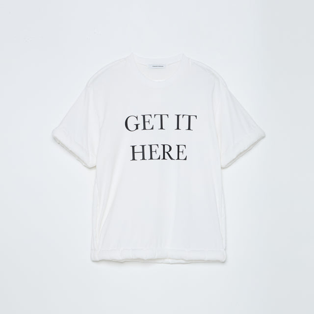 PADDING TEE / WHITE