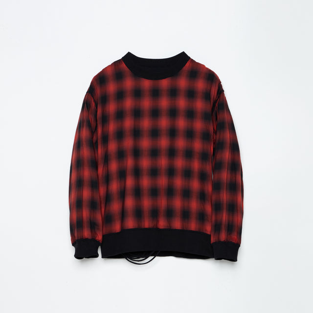 REVERSIBLE CUT HOLE SWEAT PULLOVER