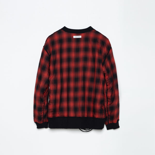 REVERSIBLE CUT HOLE SWEAT PULLOVER