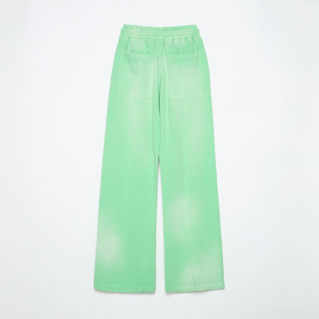 PAINTING EMBROIDERY LOUNGE PANTS / MELON GREEN