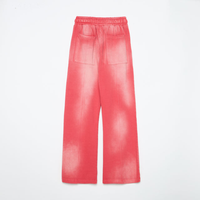 PAINTING EMBROIDERY LOUNGE PANTS / RED