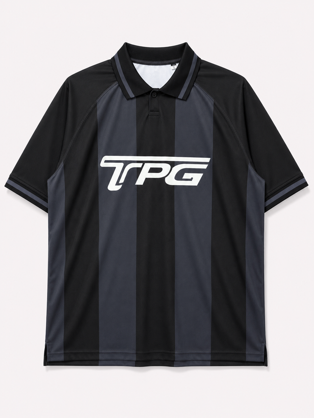 TPG GAME SHIRT -BLACK STRIPE-