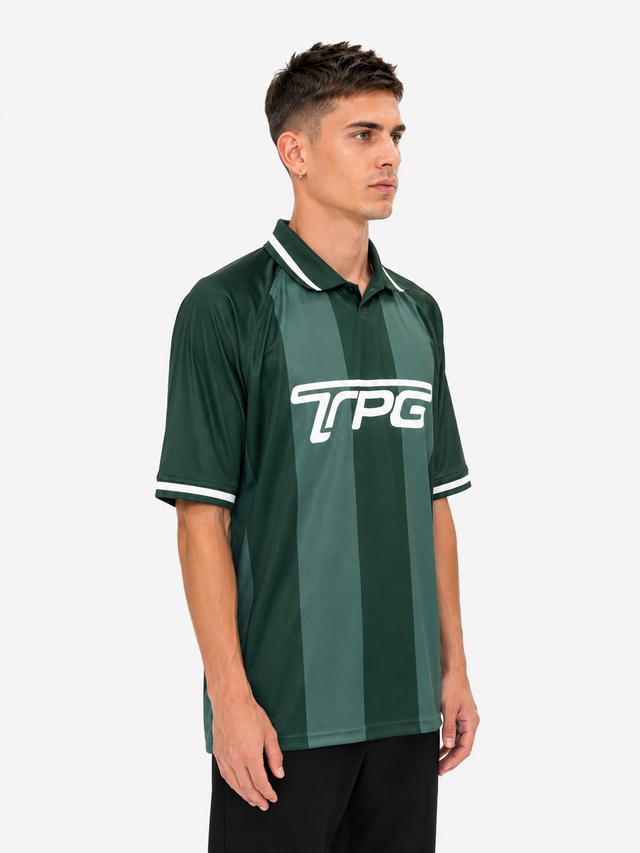 TPG GAME SHIRT -GREEN STRIPE-
