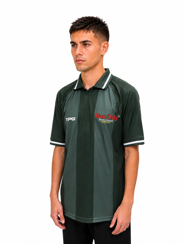 Tour Only GAME SHIRT -GREEN STRIPE-
