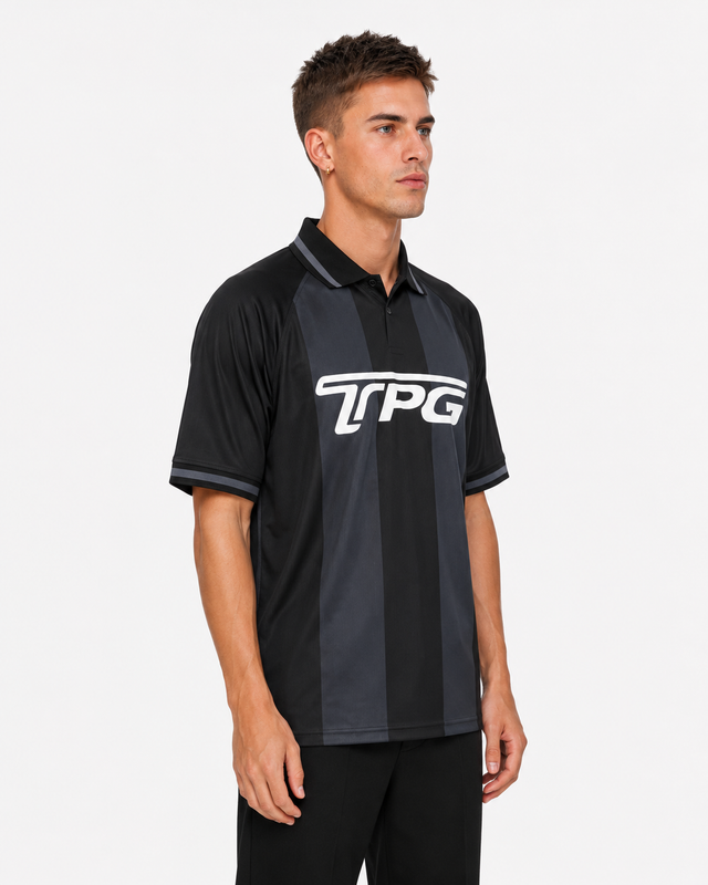 TPG GAME SHIRT -BLACK STRIPE-